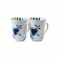 Royal Copenhagen Musselmalet Mega Blau Henkelbecher, 33 cl, 2er-Set