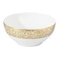 Raynaud Salamanque Salatschüssel, gold-weiß