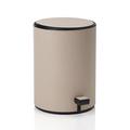 GioBagnara Jazz leather pedal bin, stone
