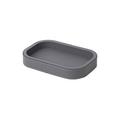 Giobagnara Polo stackable tray, rectangular, small, h 3 cm, graphite