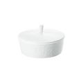 Raynaud Minéral White sugar bowl with lid