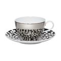 KPM Urbino Platinum Edition breakfast cup and saucer Labyrinth