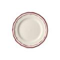 Gien Filets Bordeaux bread & butter plates, set of 4