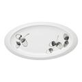 Hering Berlin Piqueur Tablett oval, klein, Motiv Eicheln