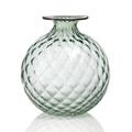 Venini Vase Monofiori Balloton, H 16,5 cm, türkis