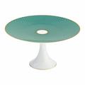 Raynaud Trésor petits fours stand, medium, turquoise