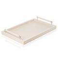Giobagnara Elie Saab leather tray, large, ivory