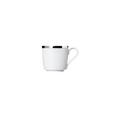 Sieger by Fürstenberg Stella Platinum single espresso cup (without saucer), coup-shaped