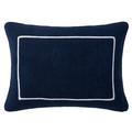Yves Delorme Croisière beach pillow, navy blue