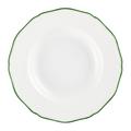 Raynaud Touraine Filet Vert deep plate with rim