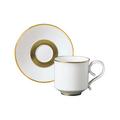 Fürstenberg Carlo Dal Bianco - Oro Espressotasse mit Unterteller