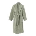 Le Jacquard Francais Caresse bathrobe, green, size L