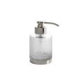 Cristal et Bronze Nid d'Abeilles soap dispenser, h 13,5 cm, chrome