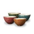 L'Objet Fortuny set of 4 cereal bowls, 4 colours