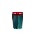 L'Objet Prism highball glasses, set of 4, bordeaux