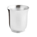 Ercuis Perles christening cup, silverplated