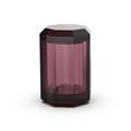 Decor Walther Crystal box with lid, burgundy