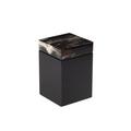 Arcahorn Kleine quadratische Box Iris, schwarz