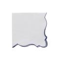 La Gallina Matta Angelina napkin, white/jeans