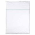 Christian Fischbacher Satin Premium duvet cover, white / sky blue (045), 200 x 200 cm