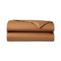 Yves Delorme Adagio bed throw, camel, 250 x 250 cm