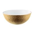 Raynaud Minéral Irisé Gold salad bowl