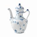 Royal Copenhagen Blue Fluted Half Lace coffee pot
