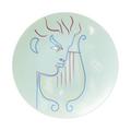 Raynaud Jean Cocteau dessert plate, Orphée à la Lyre