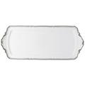 Raynaud Polka Platinum rectangular cake platter