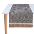 Le Jacquard Francais Tischläufer Nature Sauvage, grau, 50 x 150 cm