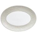 Raynaud Italian Renaissance Perlgrau Platte oval