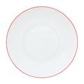 Raynaud Monceau Red deep plate, coup-shaped, small