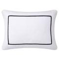 Yves Delorme Croisière beach pillow, white/navy blue