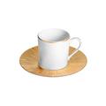 Haviland Infini Gold single espresso cup and saucer