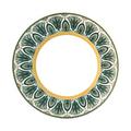 Haviland Rêves du Nil Gold dinner plate with wide rim, Edition 2026