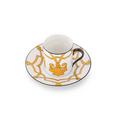 Pinto Jaipur Yellow Kaffeetasse mit Unterteller