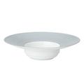J.L Coquet Hémisphère Storm Blue deep plate with rim, large