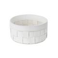 Rabitti 1969 Mondina storage basket, round, small, white