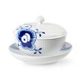 Royal Copenhagen Musselmalet Mega Blau Schale mit Deckel und Unterteller