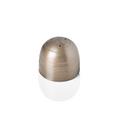 J.L Coquet Hémisphère Grey Metallic salt shaker