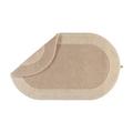 Rhomtuft Badteppich Exquisit oval, 50 x 75 cm, natur-jasmin