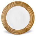 L'Objet Corde Gold presentation plate with wide rim