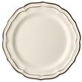 Gien Filets Manganese dinner plates, set of 4