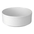 L'Objet Perlée White bowl, large