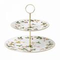 Wedgwood Wild Strawberry Etagere mit 2 Etagen