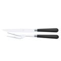 Capdeco Cambridge black, carving knife and fork