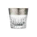 Saint-Louis Thistle Platinum old fashioned tumbler, large