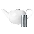 Sieger by Fürstenberg Stella Platinum teapot with tea strainer