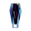 Moser Gema vase, aquamarine/rose