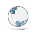 Sieger by Fürstenberg Paraiso Blue dessert plate, rimmed